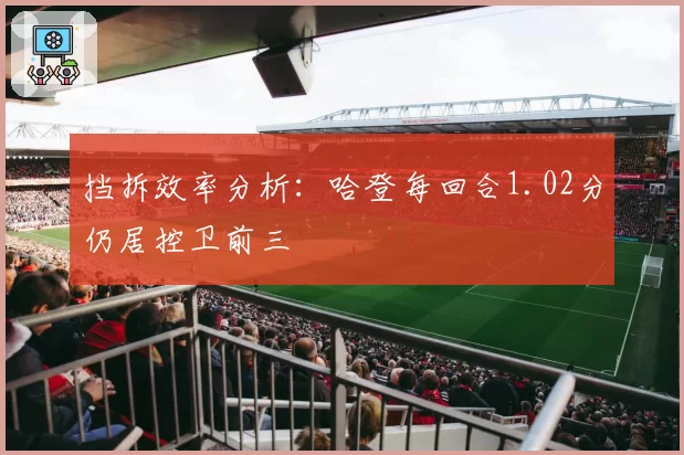 挡拆效率分析:哈登每回合1.02分仍居控卫前三